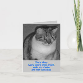 Födelsedag - var Mary Kort