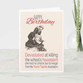 Födelsedag, Victorian Humor, Killing School Plant Kort