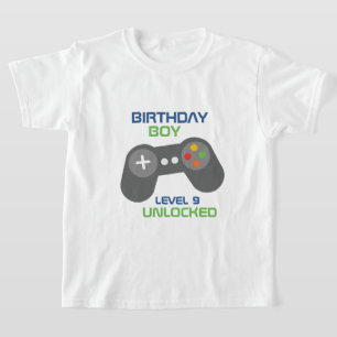 Födelsedag Video Games Tharie Party T Shirt