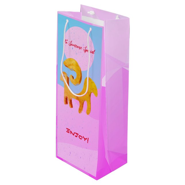 Födelsedag / Vin 21-19 april Zodiac Aries (Framsidan Vinklad)