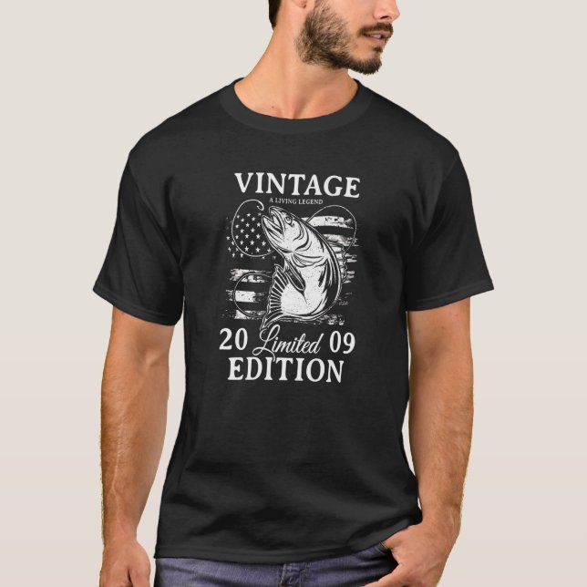 Födelsedag Vintage 2009 2009 T Shirt (Framsida)