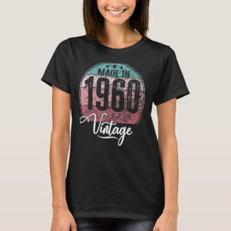 Födelsedag vintage födelseår 1960 födelsedag t shirt