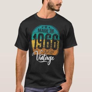 Födelsedag Vintage Födelsedag 1966 Födelsedatum 19 T Shirt