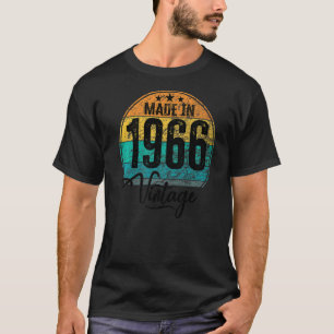 Födelsedag Vintage Födelsedag 1966 Födelsedatum 19 T Shirt