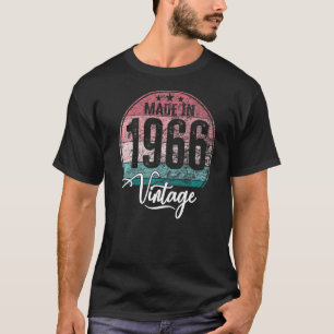 Födelsedag Vintage Födelsedag 1966 Födelsedatum 19 T Shirt