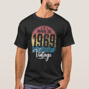 Födelsedag Vintage Födelsedag År 1969 Födelsedag T Shirt