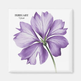 Födelsedag: Violet Personlig Gift Magnet