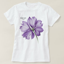 Födelsedag: Violet Personlig Gift T Shirt