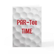Födelsedag Vit Golfboll Präglad Design