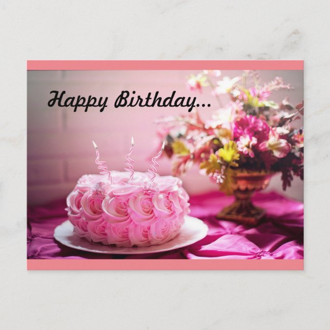 Födelsedag Vykort (Framsida)