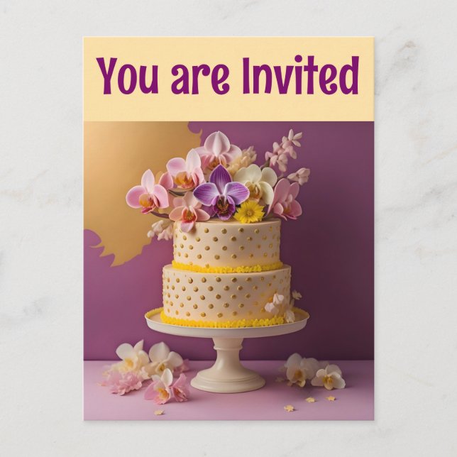 Födelsedag vykort (Framsida)