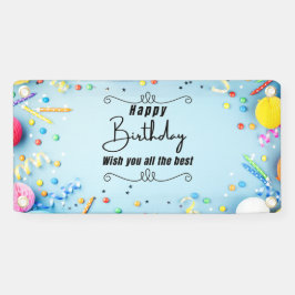 Födelsedagarbanderoller - utskrivbar Lycklig Birth