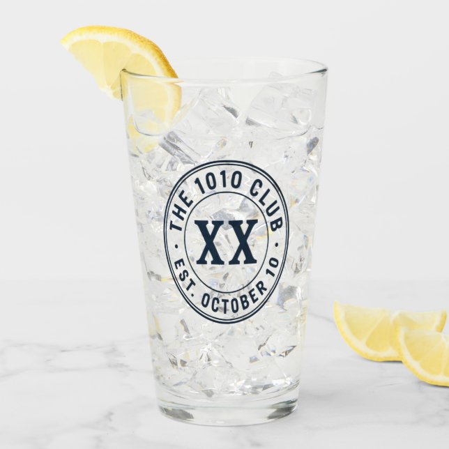 Födelsedagarglaset Kopp 1010 Klubb (Framsida Ice)