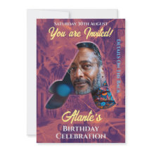 Födelsedagarinbjudan Anpassade Intital design