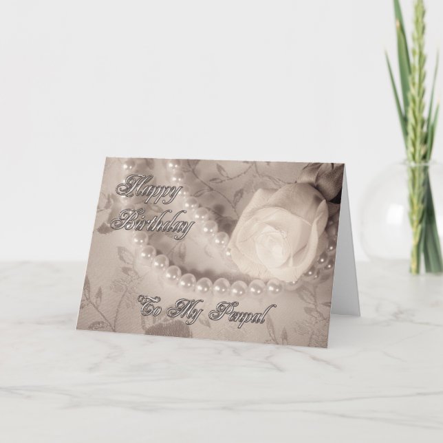 Födelsedagarkort för pensionärsbarn kort (Framsida)