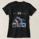 Födelsedagars namn-fotokollage t shirt (Design framsida)