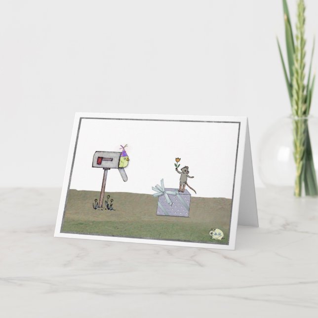 Födelsedagars överraskning kort (Framsida)