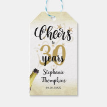 Födelsedagarskript TILL # ÅR Svart Guld