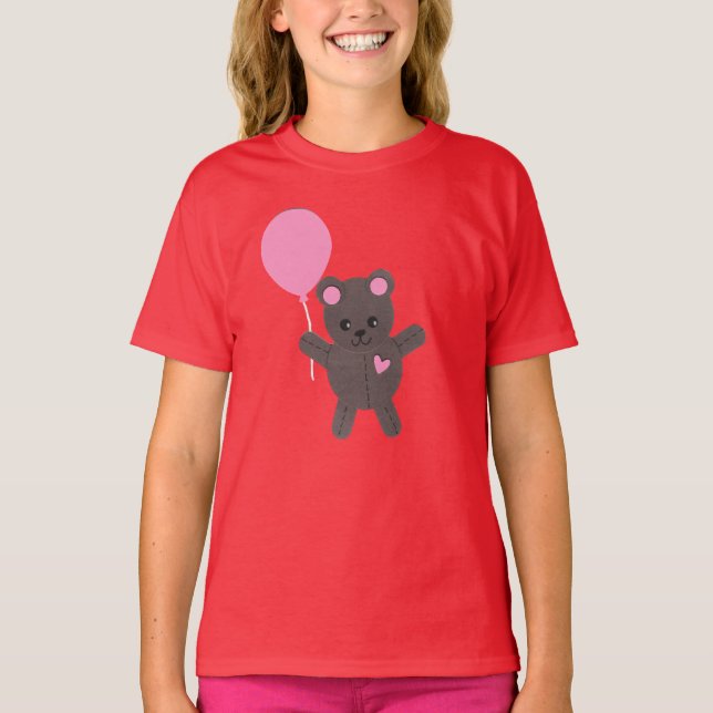 Födelsedagbjörnskjorta T Shirt (Framsida)