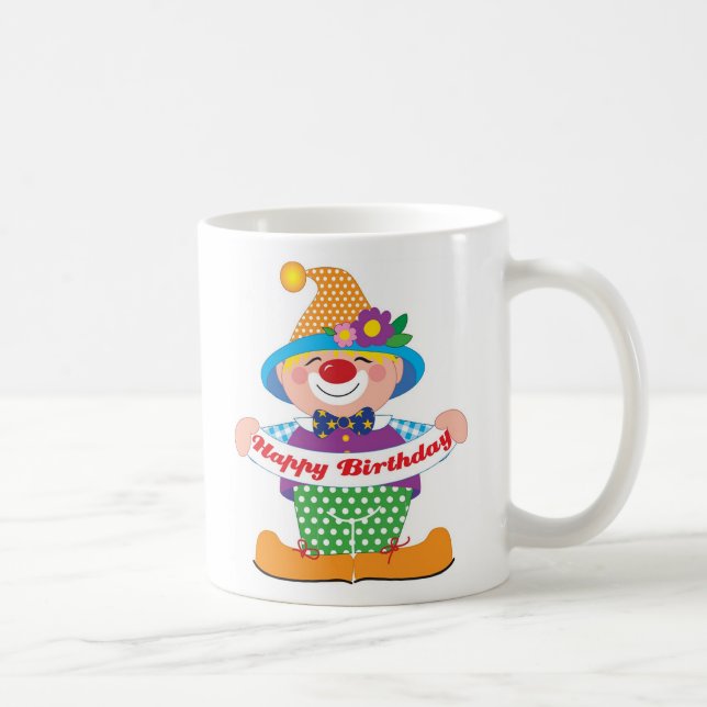 Födelsedagclown Kaffemugg (Höger)