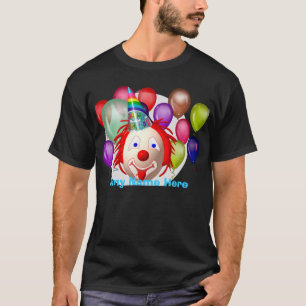 Födelsedagclownen, skräddarsy tee shirt