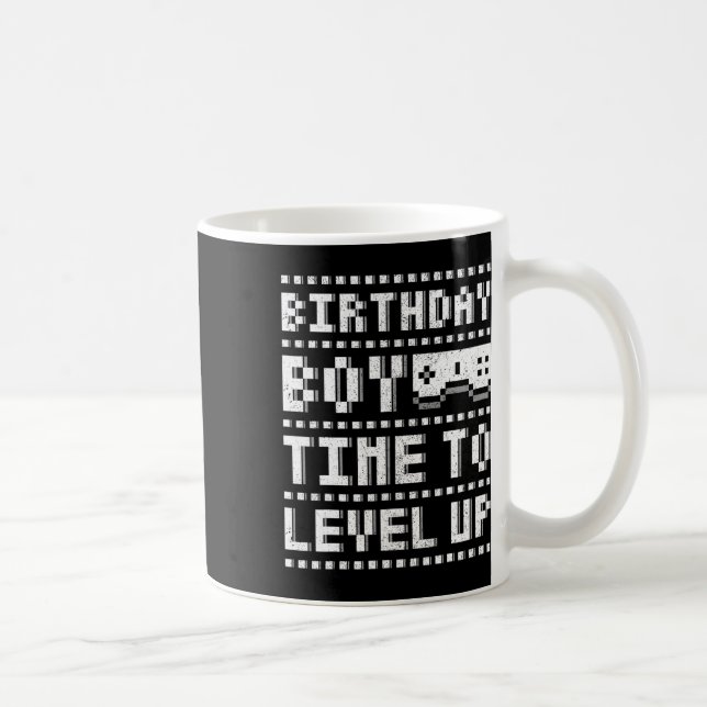 Födelsedageläge för att jämna upp Tonåring bojspel Kaffemugg (Höger)