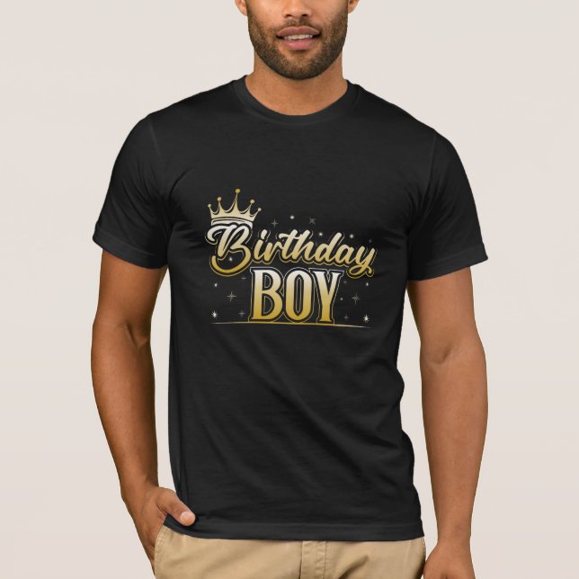 Födelsedageljus med krona t skjorta t shirt (Framsida)