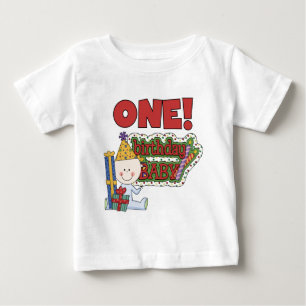 Födelsedagen Baby 1:a födelsedag Tshirts och Gifts