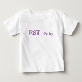 Födelsedagen Baby Bra Jersey T-Shirt, Vit Tröja