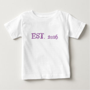Födelsedagen Baby Bra Jersey T-Shirt, Vit Tröja