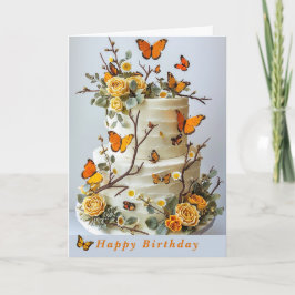 Födelsedagen Butterflies Ro Daisy Land Kort