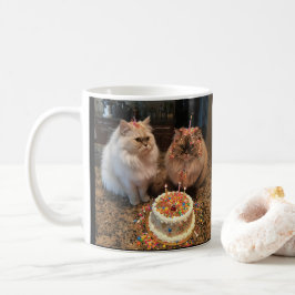 Födelsedagen Cat Mugg Let's Celebrate med en Cute