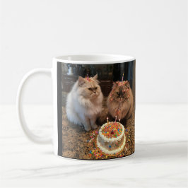 Födelsedagen Cat Mugg Let's Celebrate med en Cute