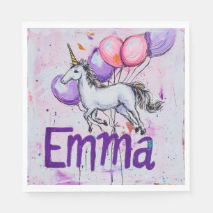 Födelsedagen "Emma" Pappersservett
