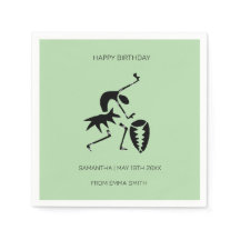 Födelsedagen, Fantastisk Silhouette Firande Dancer