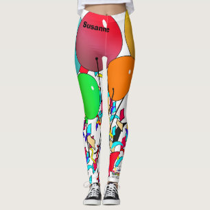 Födelsedagen firar grattis på födelsedagendamas leggings