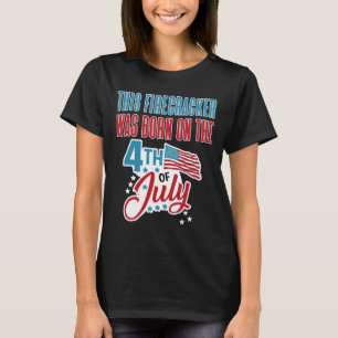 Födelsedagen i juli, brandkår, född den 4 t shirt