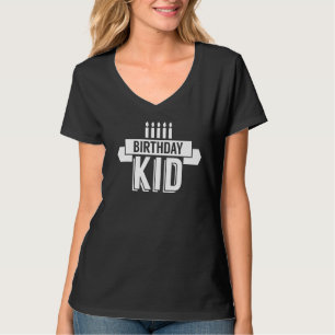 Födelsedagen Kid Humor Party Celebrate Ord T Shirt