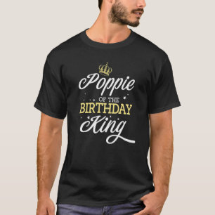 Födelsedagen Kung Party, Bday Firande T Shirt