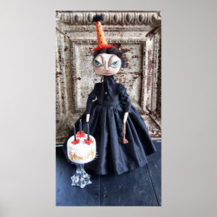 Födelsedagen Lizzie Borden Doll Poster