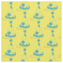 Födelsedagen Nyårsafton Party Hat Yelow Polka Dot Tyg