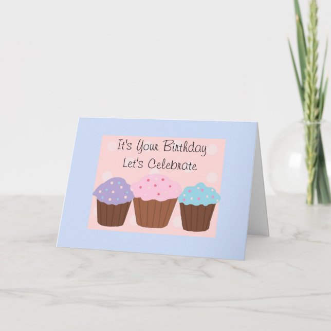 Födelsedagen Önskemål Kort (Framsida)