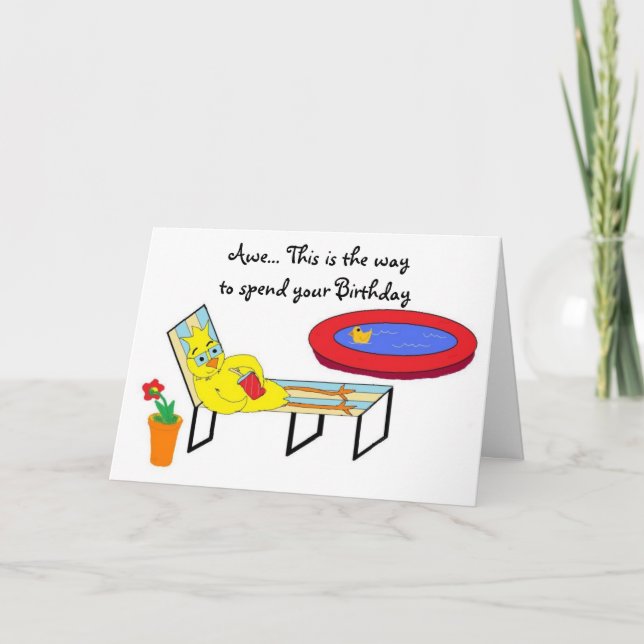 Födelsedagen Önskemål Kort (Framsida)