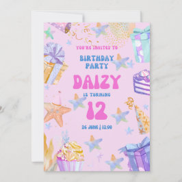 födelsedagen party inbjudningar