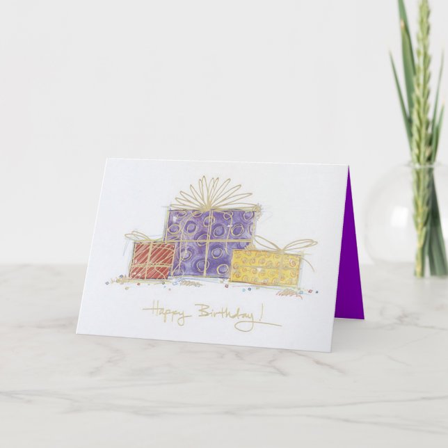 Födelsedagen Presenter födelsedag Kort (Framsida)