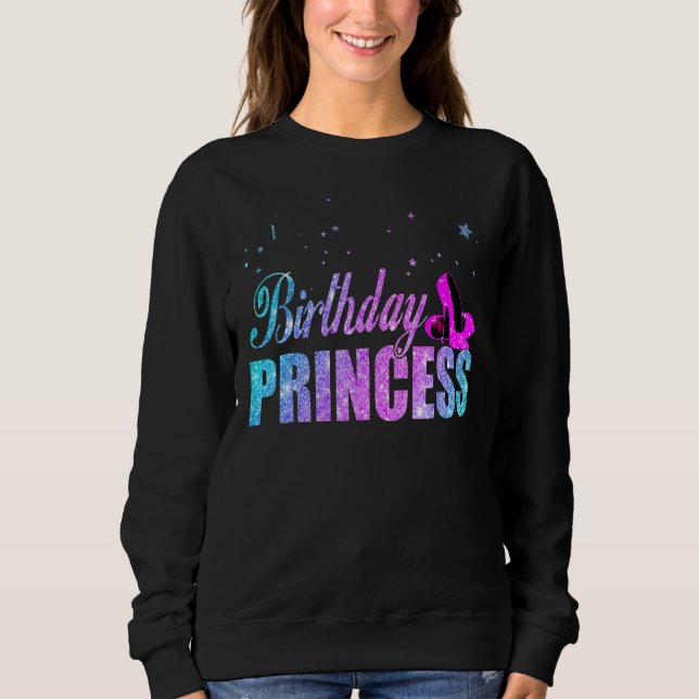 Födelsedagen Princess Dotter eller Mamma Födelseda T Shirt (Framsida)
