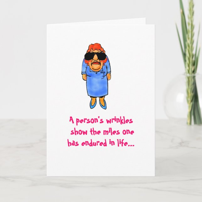 Födelsedagen rynkar kort (Framsida)