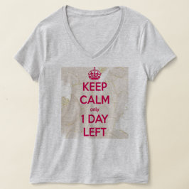 Födelsedagen Shenanigans i Stil: "Behålla Lugn" V- T Shirt