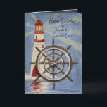 Födelsedagen Son-i-Lag, frakt rullar, rodern Kort<br><div class="desc">Card designat för manen som tycker om att vara på vatten och/eller hav.   Denna nautiska hälsning
kortet är i många olika kategorier däribland för födelsedagar,  fars dag,  inbjudningar,  tacka dig,  tänkande av dig,  bonresan Etc.
Muggen och andra produkter kan vara tillgängliga med liknande avbildar.</div>