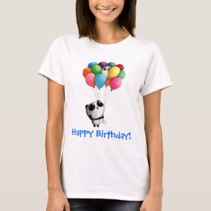 Födelsedagen sväller Pandabjörnen T-shirt